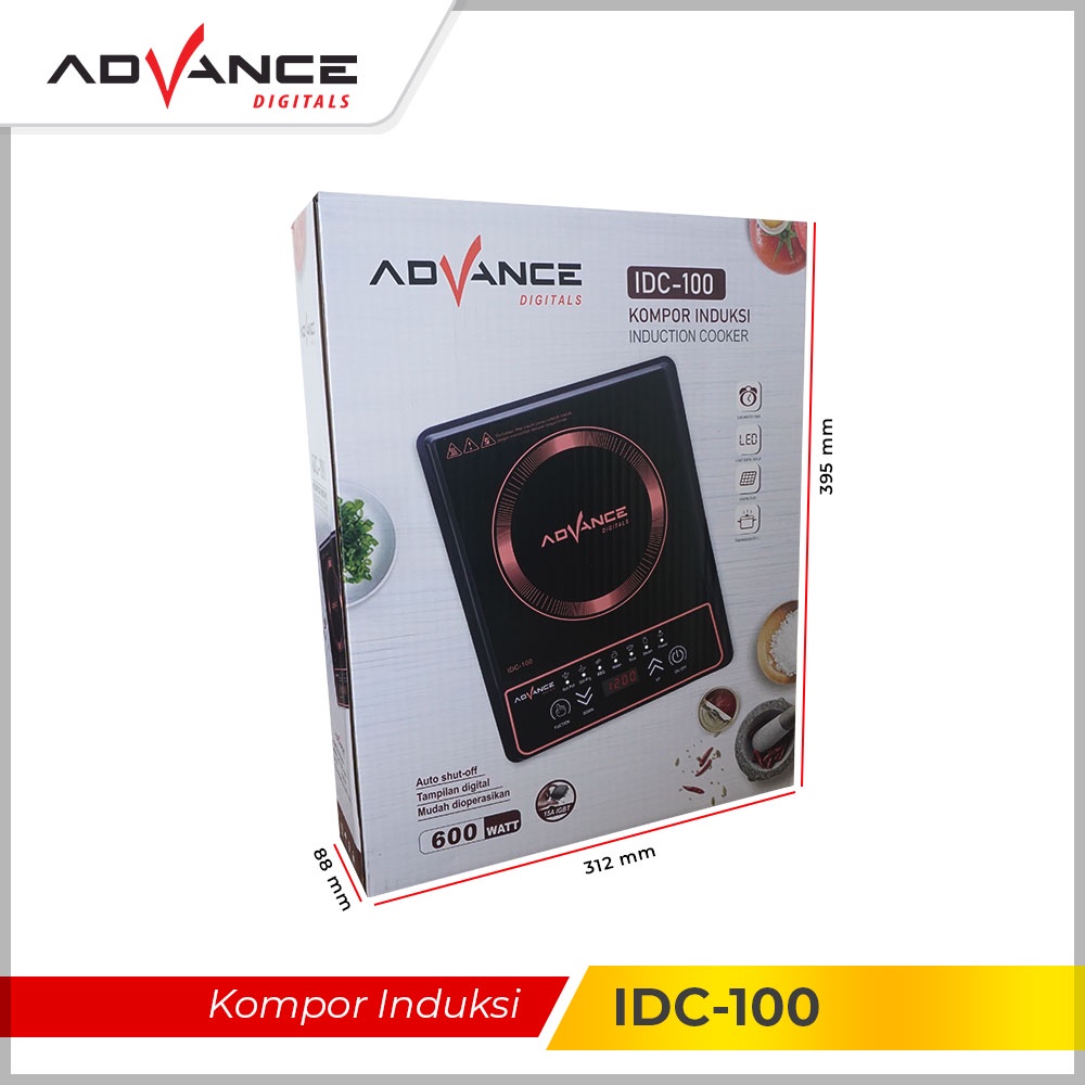 Garansi 1 tahun] Kompor induksi cerdas 1200W hemat daya kompor induksi 100% asli