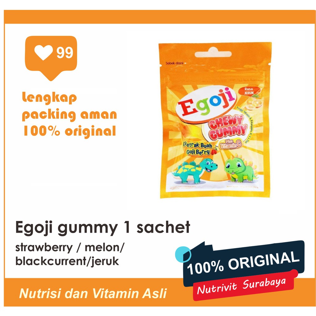 EGOJI SACHET ISI 10 TABLET KUNYAH