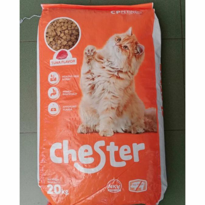 CHESTER 20KG Makanan Kucing All Stage rasa Tuna Pelet Kering Khusus Gojek