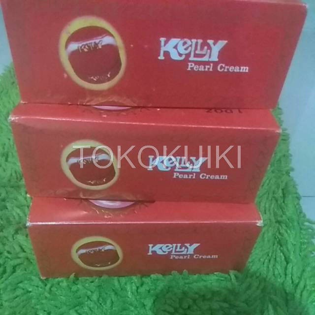 KELLY PEARL CREAM ORIGINAL / BEDAK KELLY/KELY KELI ASLI BPOM