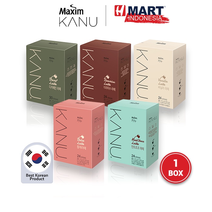 

Maxim KANU Latte - Kopi Instan Asli Korea 1 Box Besar