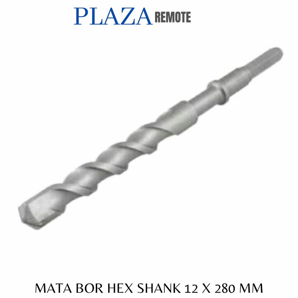 MATA BOR BOBOK TEMBOK BETON HAMMER HEX HEXAGONAL 12 MM X 280 MM