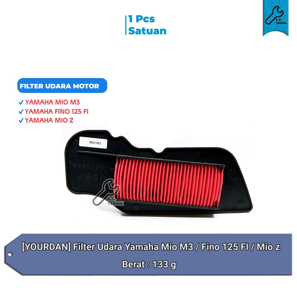 Filter udara Yamaha Mio M3/FINO 125 F1/Mio Z - YOURDAN