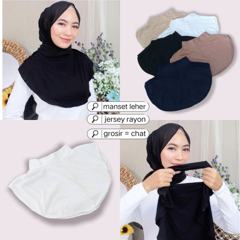 PREMIUM MANSET LEHER TOGA INNER BAJU MANGSET GROSIR MURAH MUSLIMAH TERLARIS PENUTUP INNER