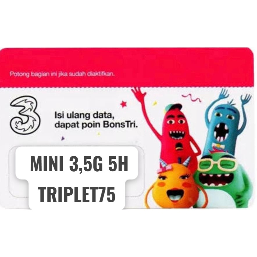 VOUCHER TRI MINI 3.5GB 5HARI