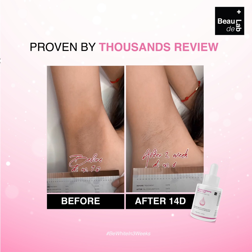 Underarm Brightening Serum (+AHA) BEAUDELAB - Pemutih &amp; Pencerah Ketiak Selangkangan Siku Armpit Serum - Original 100%