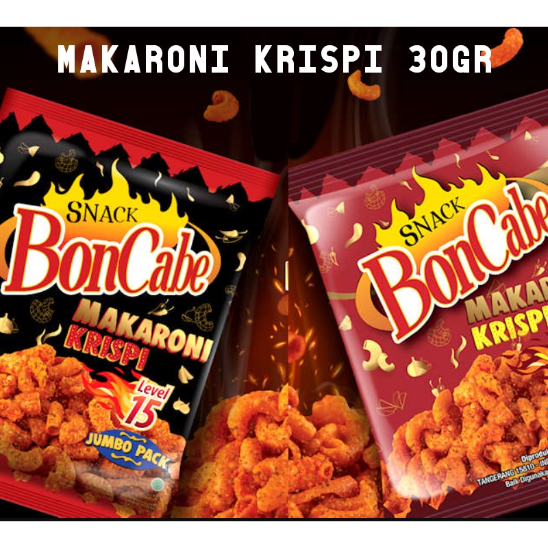 

Makaroni Krispi Pedas Boncabe 10 Pcs