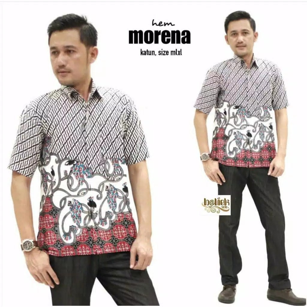 New Arrival Size M L Xl Xxl Kemeja Batik Pendek Murah Berkualitas