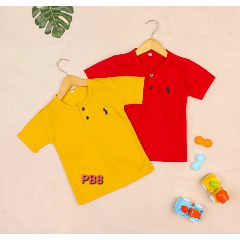 Baju anak laki laki kaos polo 1-3 tahun/kaos polo anak laki laki/kaos lengan pendek