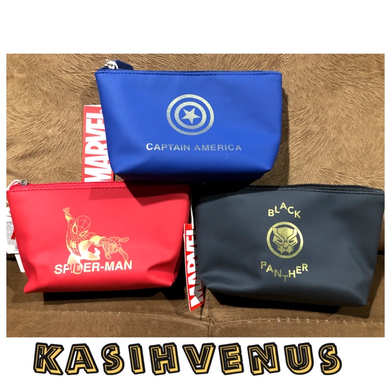 POUCH MINISO X MARVEL/DOMPET KOSMETIK MINISO X MARVEL