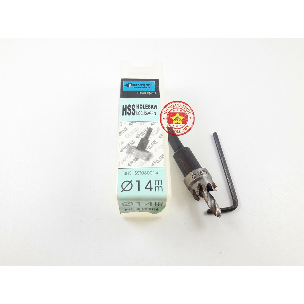 Hole Saw Besi HSS 14mm Benz / Mata Bor Besi Hss 14mm