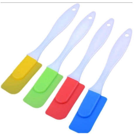 Spatula Silicone Alat aduk adonan kue Anti Lengket