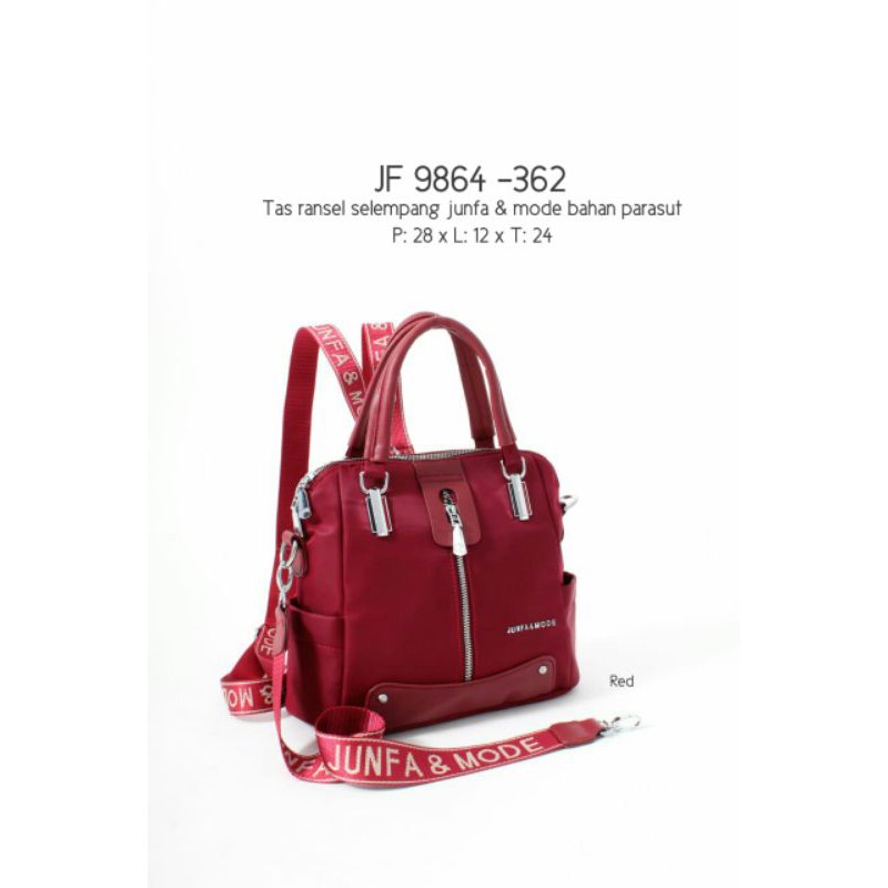 TAS RANSEL SLEMPANG WANITA IMPORT JUNFA 9864|TAS WANITA RANSEL IMPORT|TAS IMPORT WANITA RANSEL