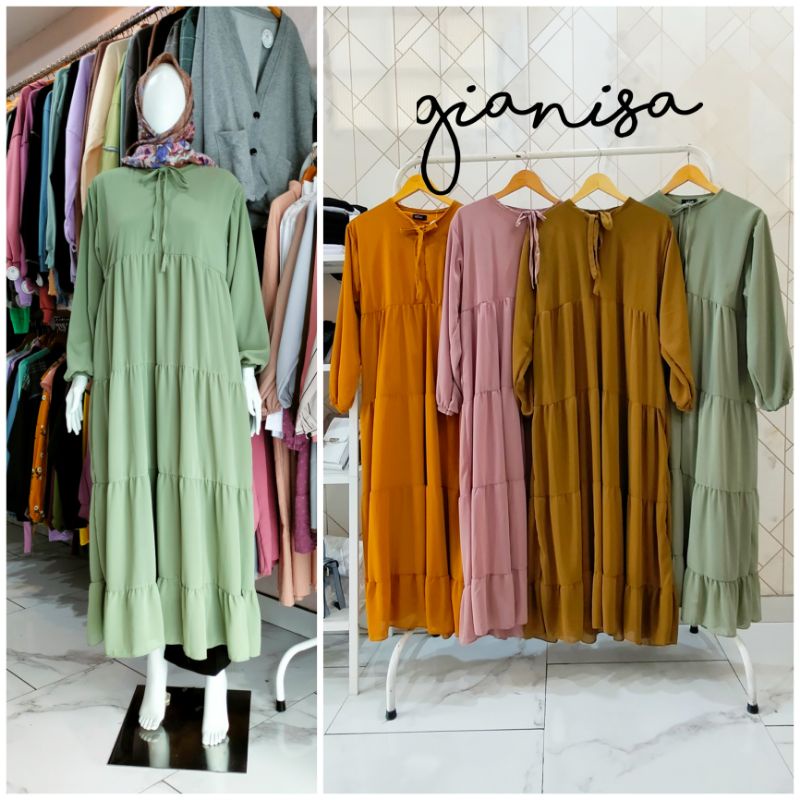GIANISA | ARSYLA MINI DRESS / DRESS CERUTY / FULL FURING / BUSUI FRIENDLY / MIDI DRESS POLOS / DRESS