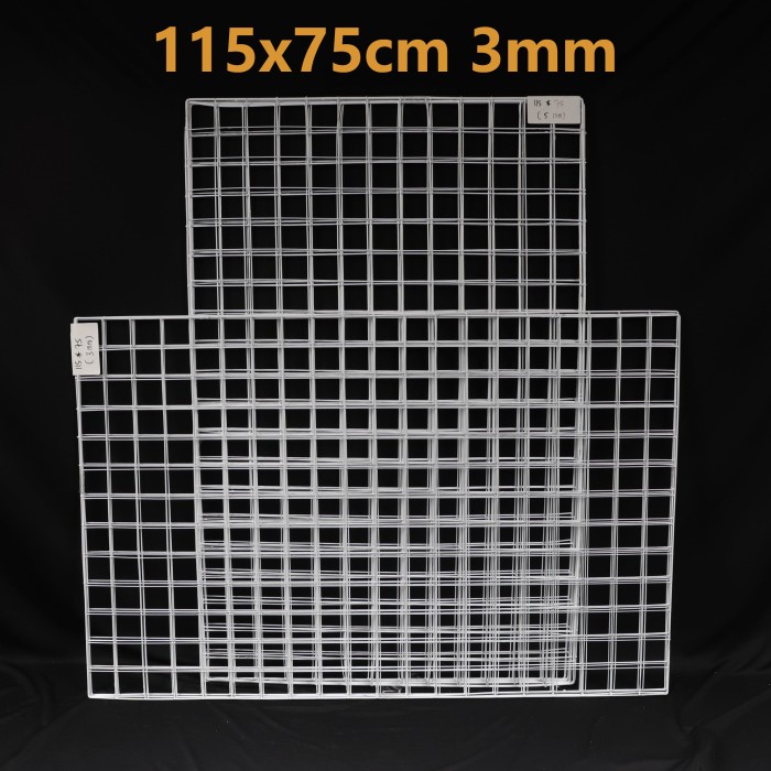 

MURAH Jaring Ram Dinding 115x75Cm Gantungan Hook Ram Display 3mm - Ram Only