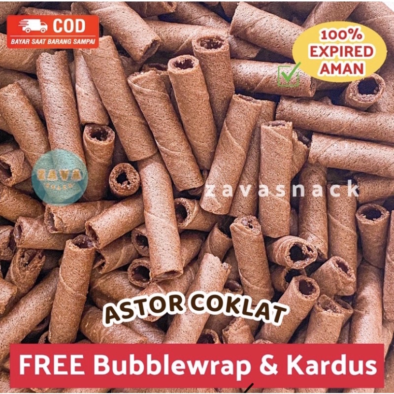 

TERLARIS 250 GR ASTOR ROLL COKLAT | grosir snack kiloan | cemilan murah enak renyah | makanan ringan jajanan jadul murah meriah