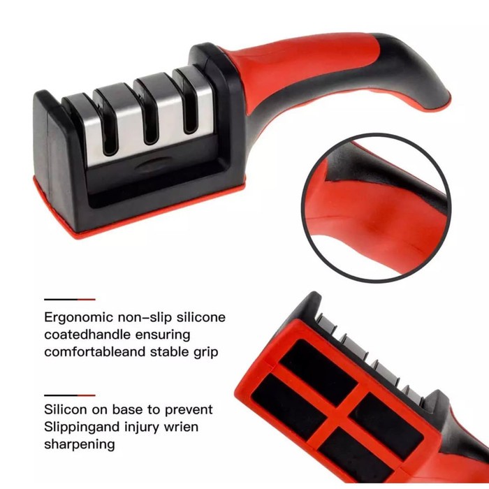 Alat Pengasah Pisau Swifty Knife Sharpener Asahan Manual 3 Kepala