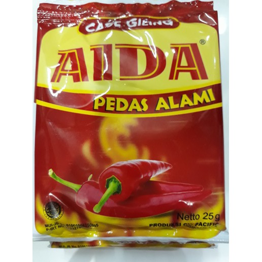 

Unik Aida Cabe Giling 10sac x 25gr terbaik