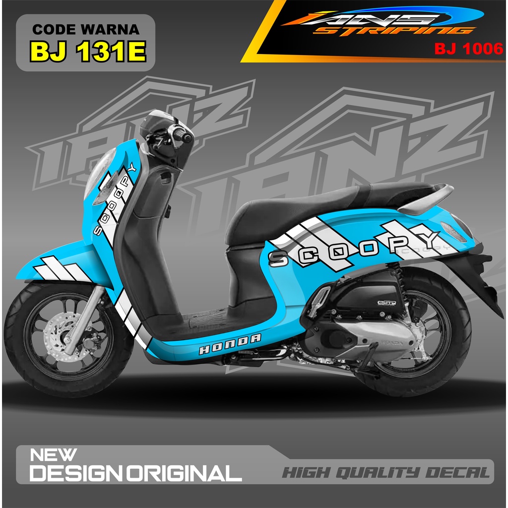 DECAL STIKER SCOOPY FULL BODY / STICKER VARIASI SCOOPY TERBARU  / STICKER SCOOPY