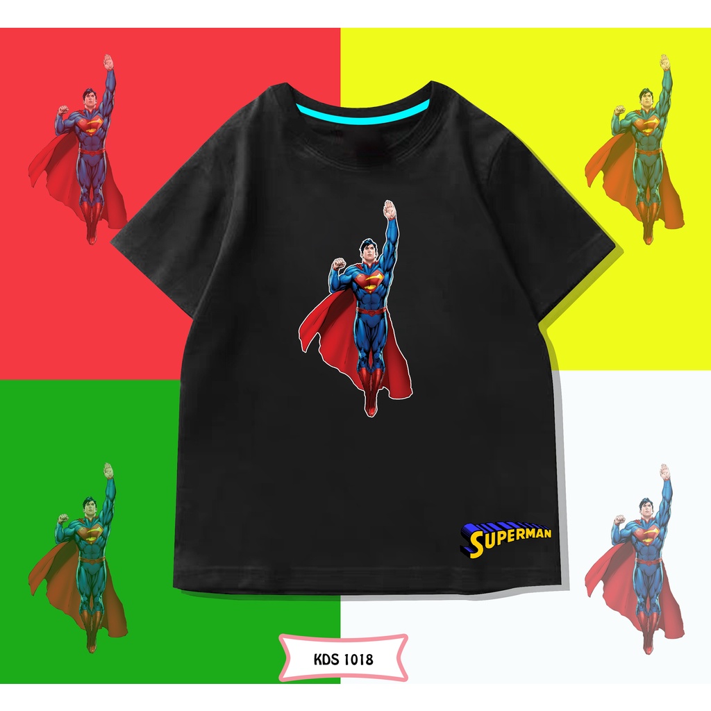 KAOS ANAK LAKI-LAKI SUPERMAN FLY COTTON 24S