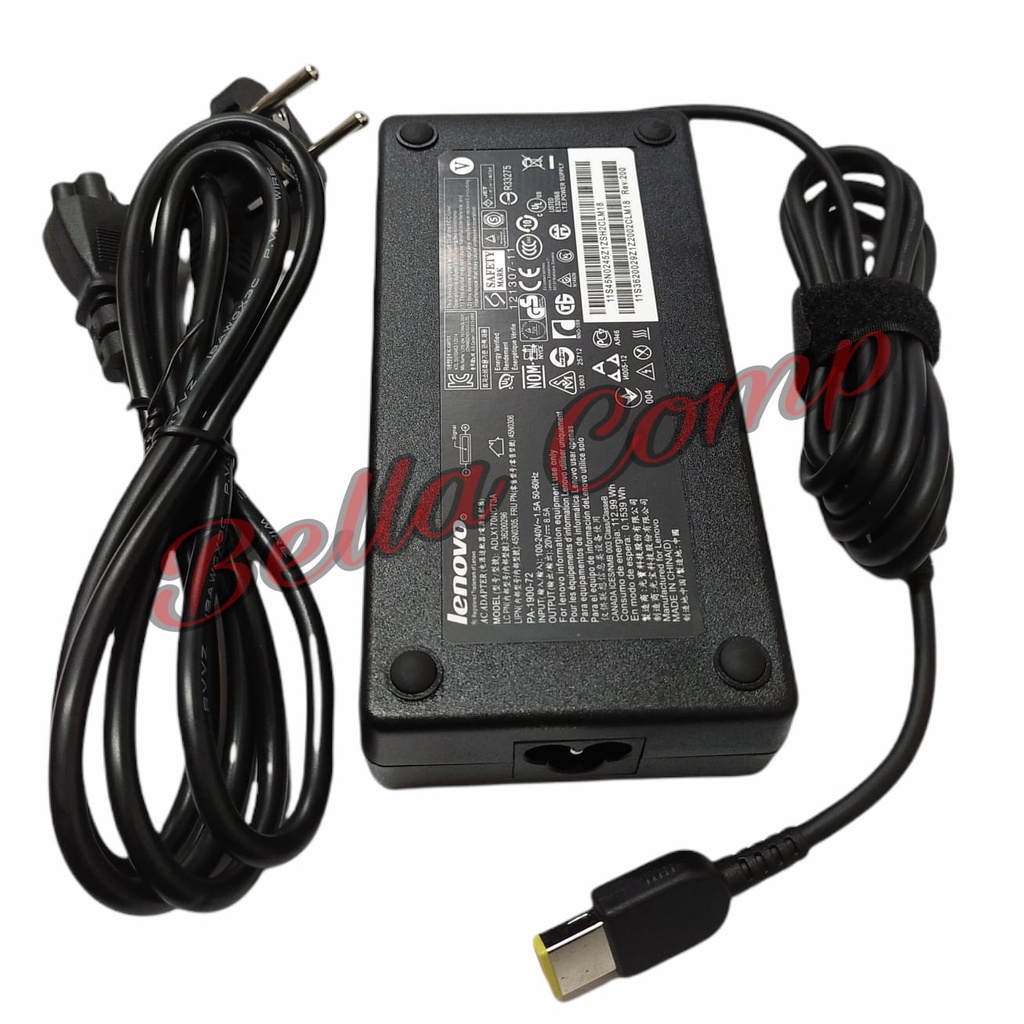 lenovo Yoga Legion 20V 8.5A 170W AC Adapter Charger for Lenovo Yoga 45N0305 45N0375 4X20E50574 PA-1171-71 PA-1900-72 ADL170NLC3A, 4X20E50582 For Lenovo W540, T451 ADLX170NCT3A