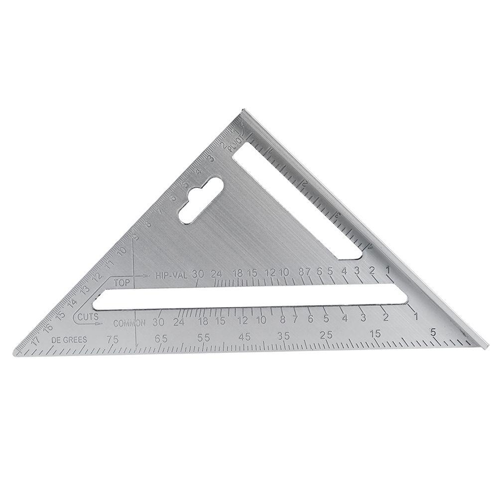 Solighter Penggaris Segitiga Portable Untuk Bangunan Framing Tools Gauges Aluminium Alloy Measuring Ruler