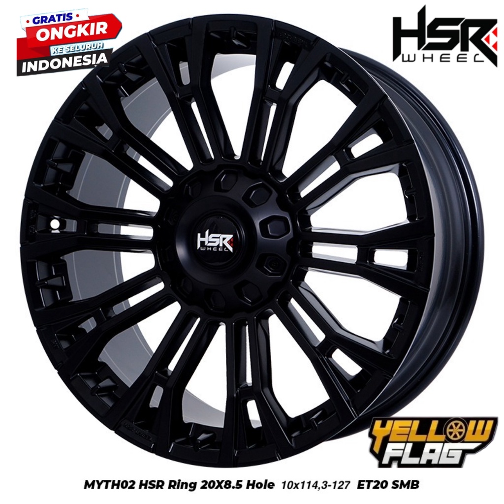 Velg Racing Murah Mobil Civic Turbo Jeep JK HSR MYTH02 Ring 20