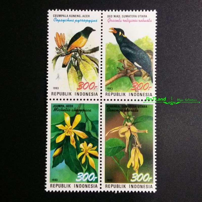 

I-448 Prangko / Perangko Cinta Puspa dan Satwa seri 1 thn 1993