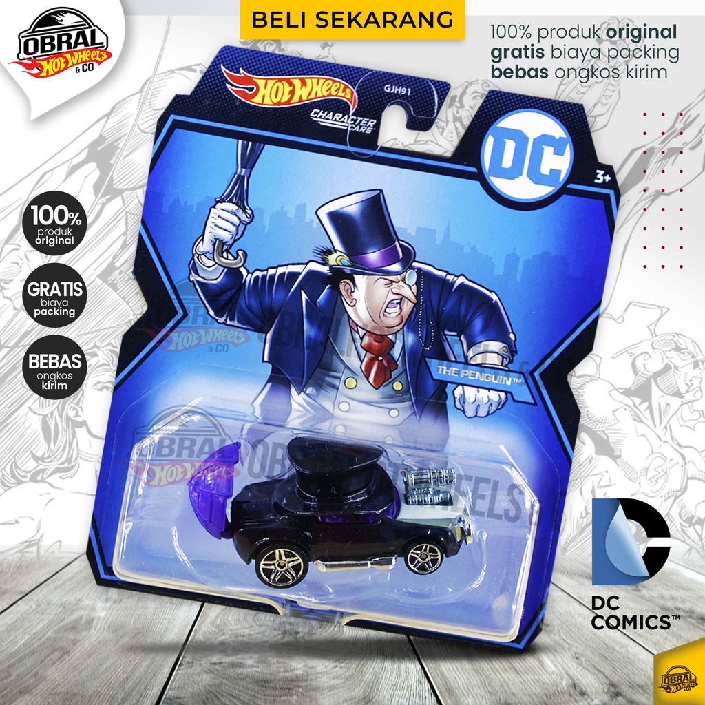 Hot Wheels Character Cars DC Comics - The Penguin