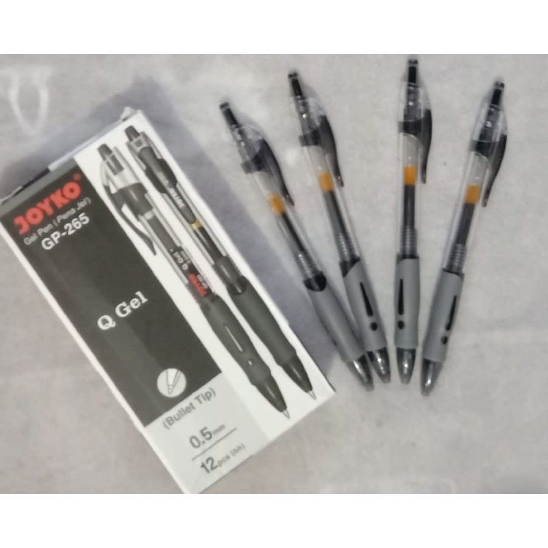 

Pulpen Gel Joyko GP-265 Black Q Gel 0,5 mm