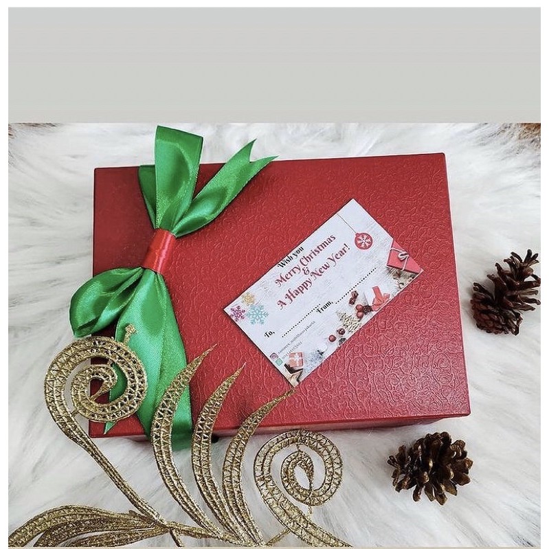 

kado natal sehat/Christmas hamper with nuts