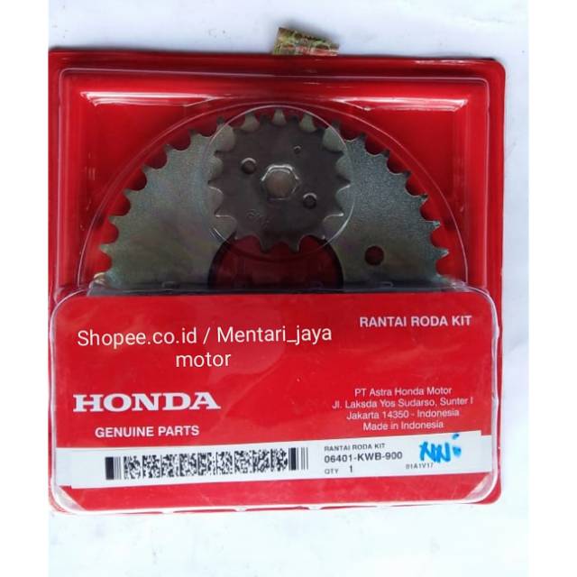 GEAR SET HONDA BLADE REVO ABSOLUTE ORIGINAL HONDA AHM