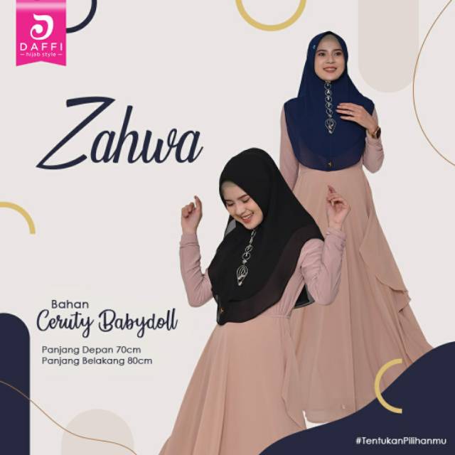 Jilbab Hijab Jilbab Daffi Khimar Ceruty Daffi Khimar Ceruty Branded Jilbab Terbaru