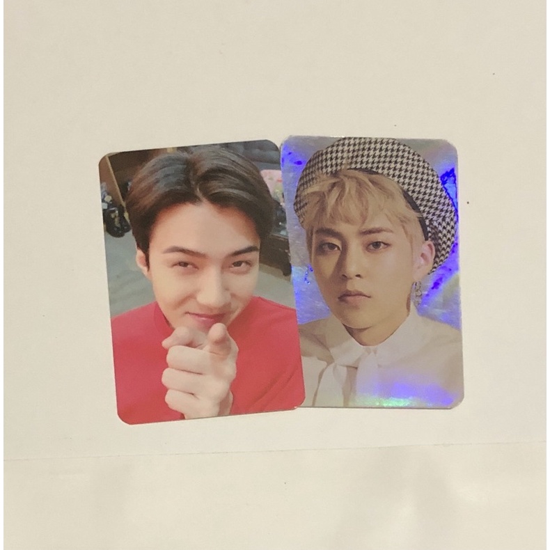 WTS photocard sehun what a life & hologram xiumin EXO