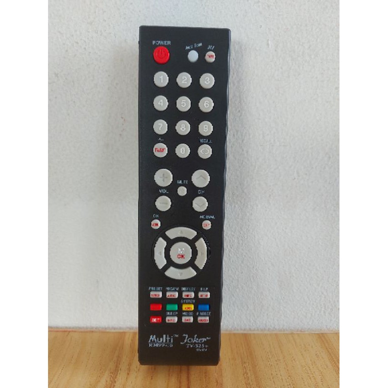 Remote TV Joker Multi Universal 525 TV Tabung Slim LED LCD Semua Merek