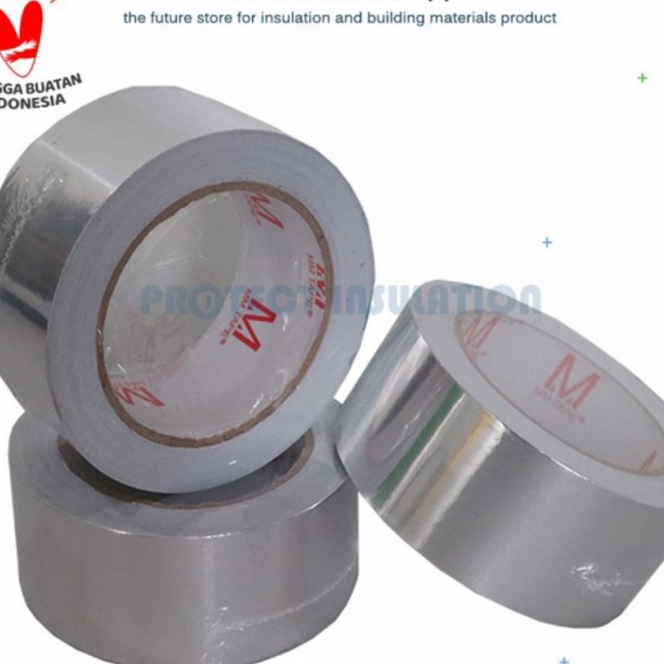 

Isolasi/Lakban Aluminium Foil Tape Tahan Panas