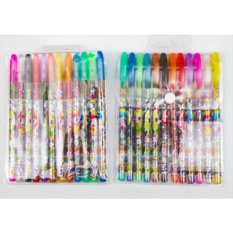 

Pulpen glitter set little pony 12 pcs