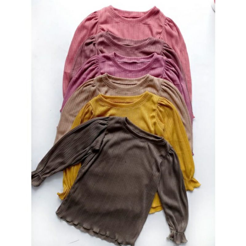 Baju anak baby/lengan panjang anak perempuan polos
