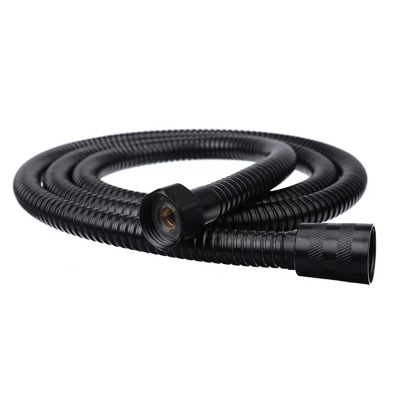 SELANG SHOWER JET BIDET FLEKSIBEL UNIVERSAL HOSE 120 CM BLACK