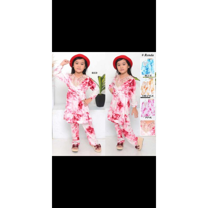 one set rayon anak usia 3tahun sampai 10tahun