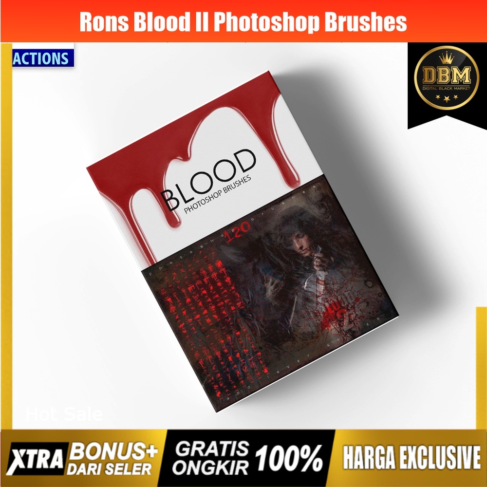 Rons Blood II Photoshop Brushes