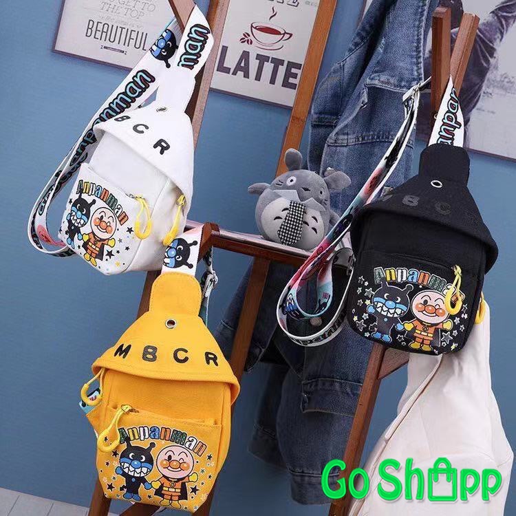 Sling Bag Anpanman - Tas Anak Lucu Motif Anpanman - Tas Sling Bag Lucu Import Terbaru Unisex - Tas Anak Perempuan Import - Tas Anak Laki Laki Import [WB11]