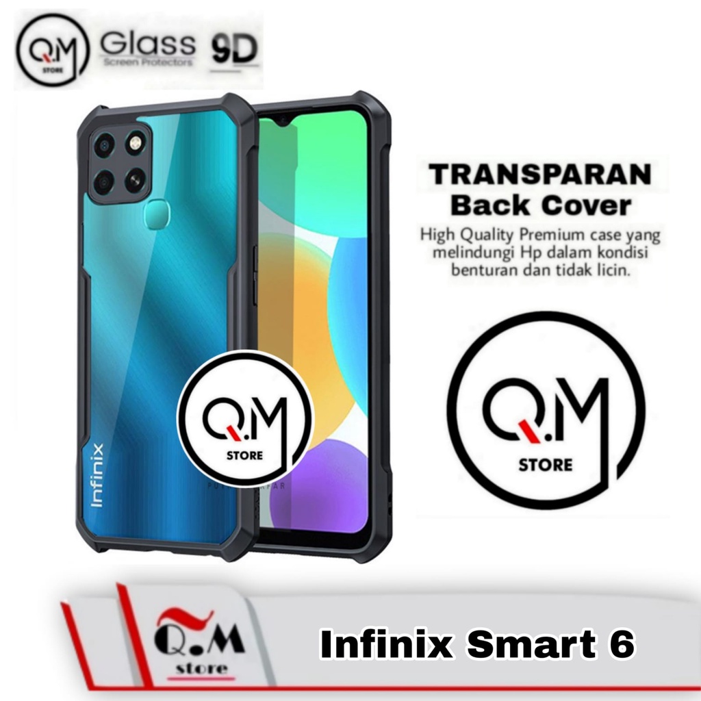 Case Infinix Smart 6 Airbag Shockproof Transparent