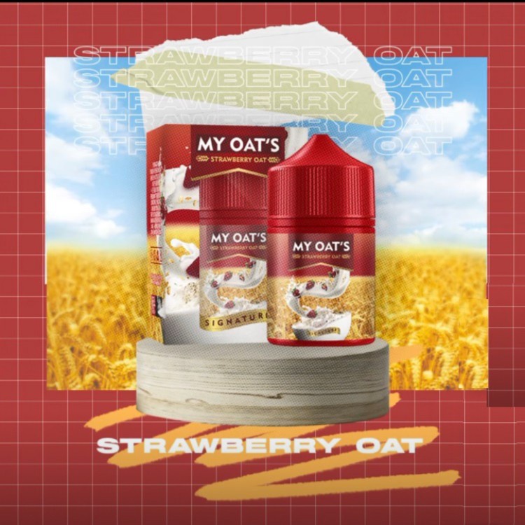 My Oats Strawberry Oat 60ML by IDJ x Vaporking