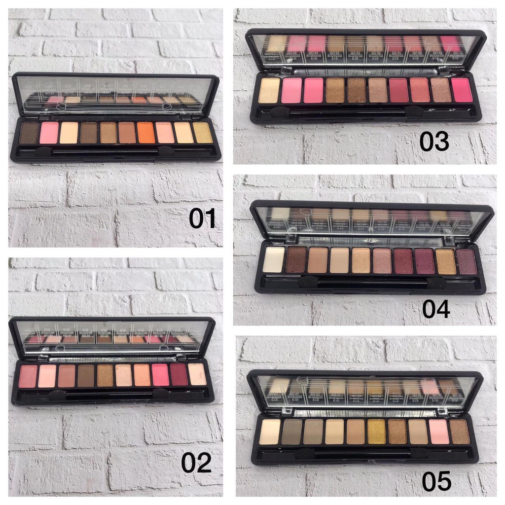 LAMEILA 10 COLOURS EYESHADOW FASHION PALETTE / LA MEI LA EYESHADOW