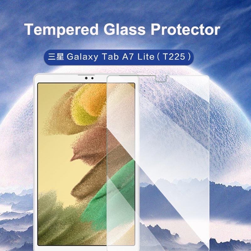 Tempered Glass Samsung Tab A7 Lite 8.7 inchi 2021 T220 T225 Screen Protector Anti Gores Kaca Tablet