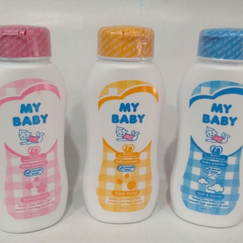 Jual My Baby Powder 50gr Bedak Bayi ada 3 varian harga satuan | Shopee ...