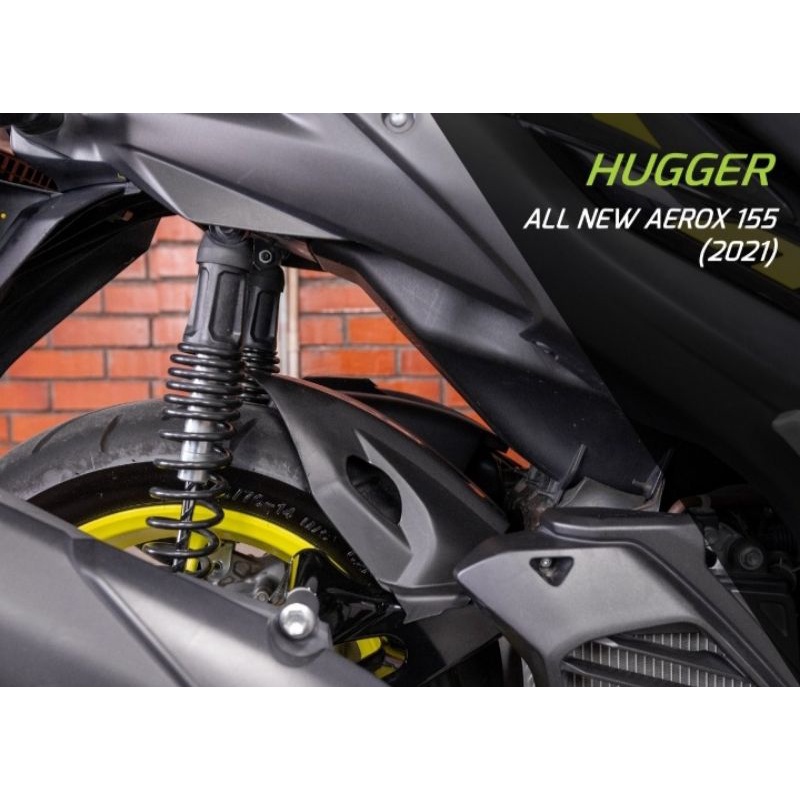 Hugger Spakbor Kolong Yamaha Aerox new-pnp 2020/2021 Aksesoris Variasi Aerox - new -BLACK-PNP