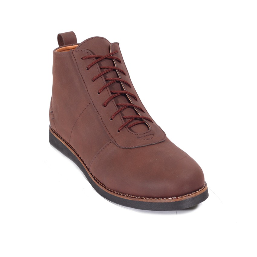 Scout Brown | Sepatu Boots Klasik Casual Kasual Polos Pria Lokal Ori Footwear New | FORIND x Zensa