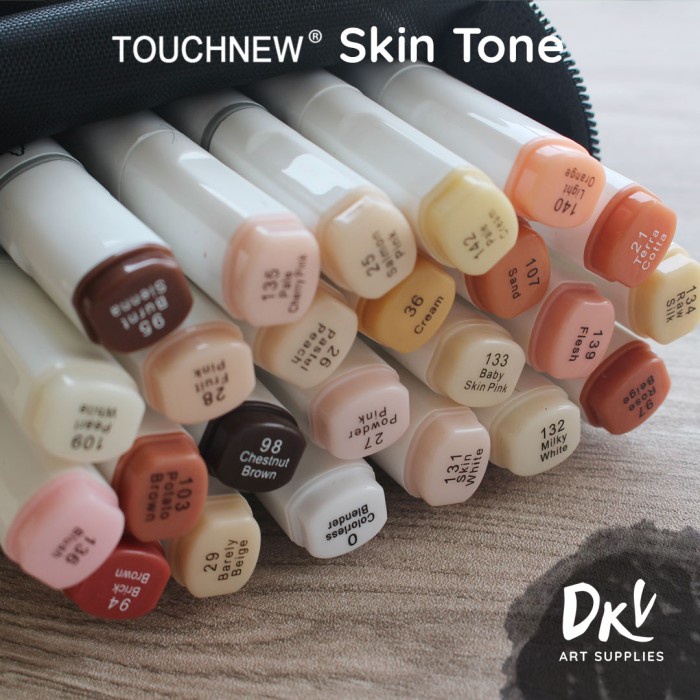 

Menakjubkan Touchfive Touchnew Twin Marker Spidol 12 24 Warna Kulit Skin Colors Limited